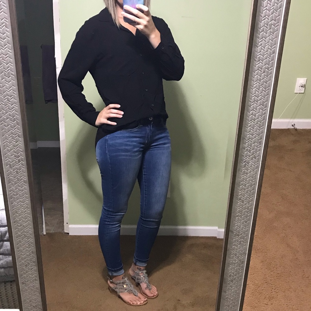Black Button Up
